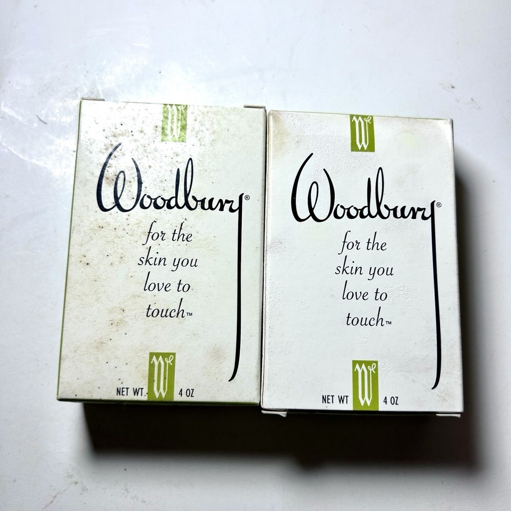 Vintage Woodbury Bath Soap 4 oz Set Of 2 " For The Skin You Love To Touch"